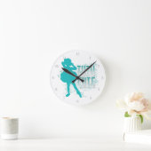 チュチュキュート ラウンド壁時計 (ホーム)