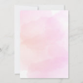 チュチュベイビーシャワー 招待状 (裏面)