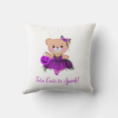 チュチュ可愛いスポック！テディベアウィッチバレリーナ クッション (裏面)