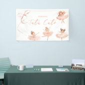 チュチュ キュート バレリーナ バースデー 横断幕 (トレードショー)