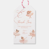 チュチュ キュート バレリーナ 誕生日 ギフトタグ (正面)