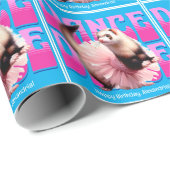 チュッおもしろいト踊りのフェレット ラッピングペーパー (ロールコーナー)