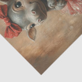 チュツお洒落の服を着たデコップカバ 薄葉紙 (詳細)