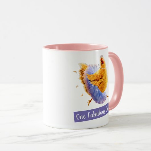 チュツの鶏 マグカップ (正面右)