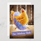 チュツの鶏 招待状 (正面/裏面)