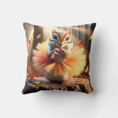 チュツを着た秋のチムンク クッション (裏面)