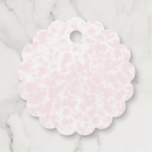 チュツカワイバレリーナ動物バレエ誕生日パーティー フェイバータグ (裏面)