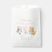 チュツカワイバレリーナ動物バレエ誕生日パーティー フェイバーバッグ (正面)