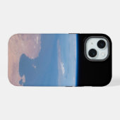 チュニジアとリビアの海岸とシチリア島 iPhone 15ケース (裏面横)