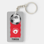 チュニジアのサッカーKeychain キーホルダー (裏面)