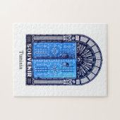 チュニジアのドアパズル ジグソーパズル (横)