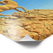 チュニジアのヤギ像 フォトプリント            (角)