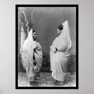 チュニジアのユダヤ人の女性1920年 ポスター