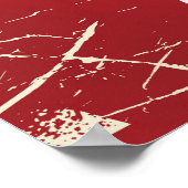 チュニジアのヴィンテージ旅行ポスター ポスター (角)