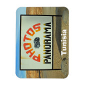 チュニジアの写真ストップ- マグネット (縦)