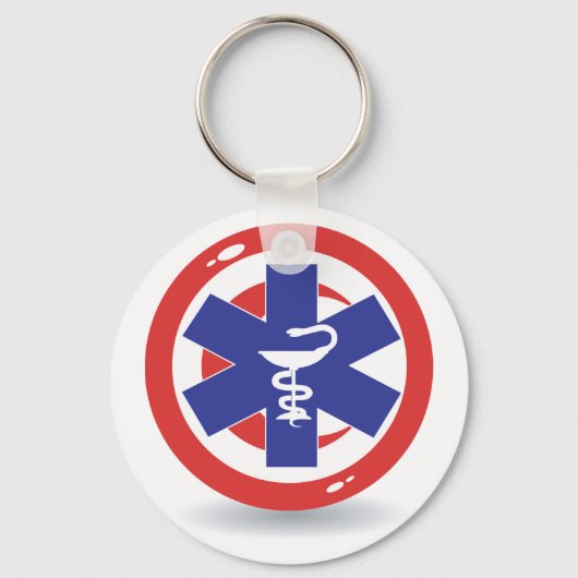 チュニジアの医療記号 キーホルダー (正面)