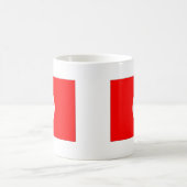 チュニジアの旗 コーヒーマグカップ (中央)