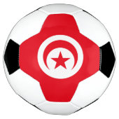 チュニジアの旗 サッカーボール (回転)