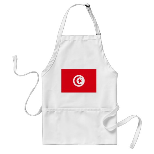 チュニジアの旗 スタンダードエプロン (正面)