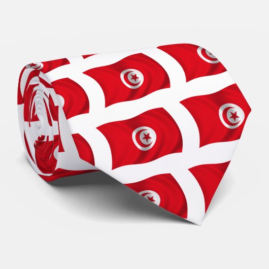 チュニジアの旗 ネクタイ (ロール)
