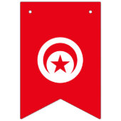 チュニジアの旗 バンティングフラッグ (第1の旗)