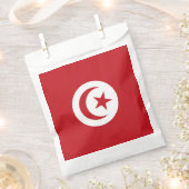 チュニジアの旗 フェイバーバッグ (クリップ留めされた状態)
