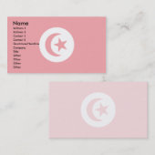 チュニジアの旗 名刺 (正面/裏面)