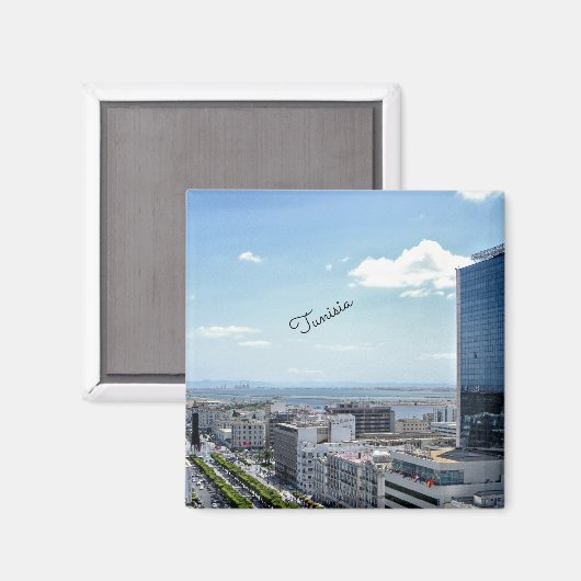 チュニジアの街並み マグネット (正面/裏面)