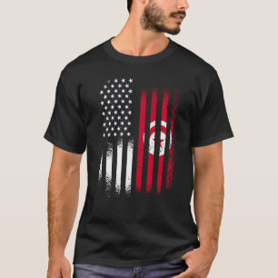 チュニジアアメリカ伝統月間チュニジアパトリオットG Tシャツ