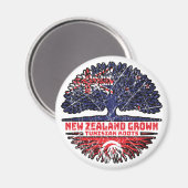 チュニジアニュージアニュージーランドツリー マグネット (正面/裏面)