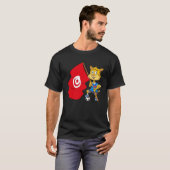 チュニジアファンネコ Tシャツ (正面フル)