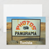 チュニジアフォトストップカード (正面/裏面)
