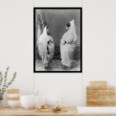 チュニジアユダヤ人女性1920年 ポスター (キッチン)