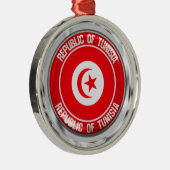 チュニジアラウンドエンブレム メタルオーナメント (右)