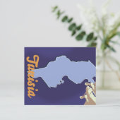 チュニジアヴィンテージ旅行プリント (スタンド正面)