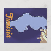 チュニジアヴィンテージ旅行プリント (正面)