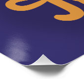 チュニジアヴィンテージ旅行プリント ポスター (コーナー)