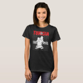 チュニジア卓球支援チュニジアPing Pong Te Tシャツ (正面フル)