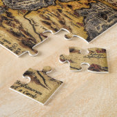 チュニジア及びエジプトの16世紀な地図 ジグソーパズル (側面)