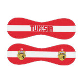 チュニジア国旗とコート・オブ・アームズ愛国心 野球ボール (パネル)