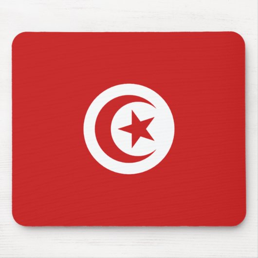 チュニジア国旗のマウスパッド マウスパッド (正面)