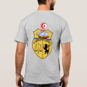チュニジア国旗の独立お祝い Tシャツ (裏面)