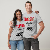 チュニジア国旗の独立お祝い Tシャツ (ユニセックス)