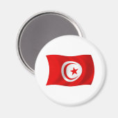 チュニジア国旗の磁石 マグネット (正面/裏面)