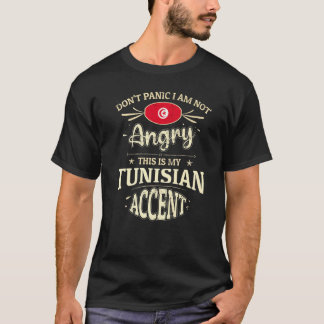 チュニジア国旗チュニジア人男性・女性向け土産 Tシャツ