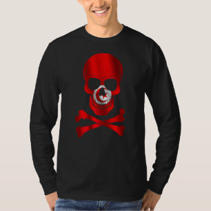 チュニジア国旗デザインスカルチュニジア国旗 Tシャツ