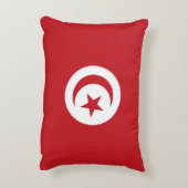 チュニジア国旗 アクセントクッション (裏面(縦))