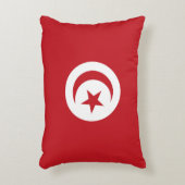 チュニジア国旗 アクセントクッション (正面(垂直))