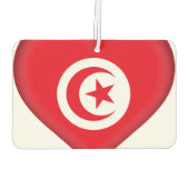 チュニジア国旗 カーエアーフレッシュナー (裏面)