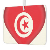 チュニジア国旗 カーエアーフレッシュナー (左)